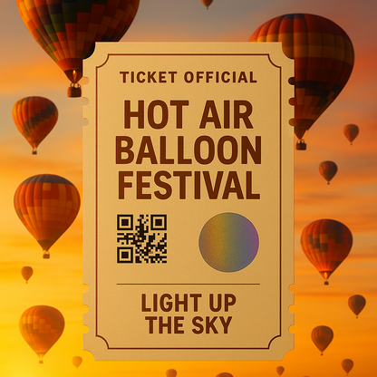 2-Hour Hot Air Balloon Experience (For 2 or 4 Guests)